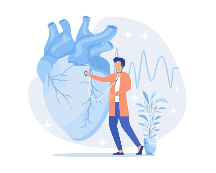 Hearing screening loss evaluation quick test, ear problem screening, diagnosis, sound signal, disability detection, audiologist flat design modern illustration